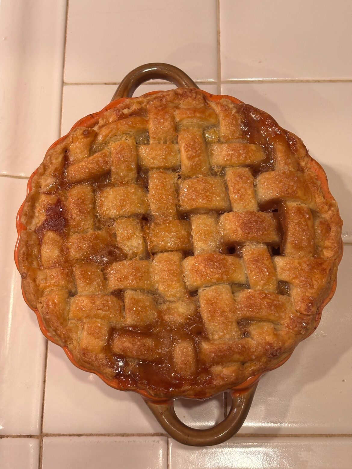 My first pie of the fall season