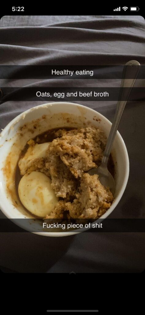 My healthy food , just tryna lose weight 👍🏻