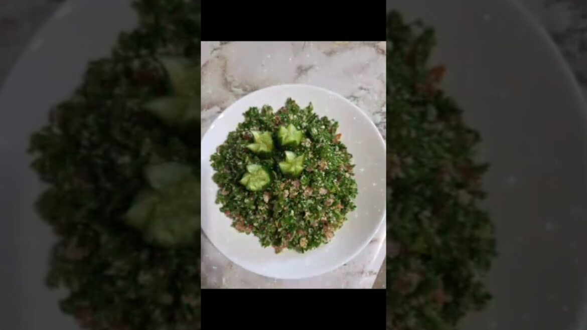 nothing beats homemade tabbouleh #ytshorts #food #recipes #trending