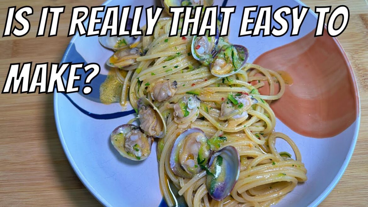 Making Spaghetti with Clams…but better!