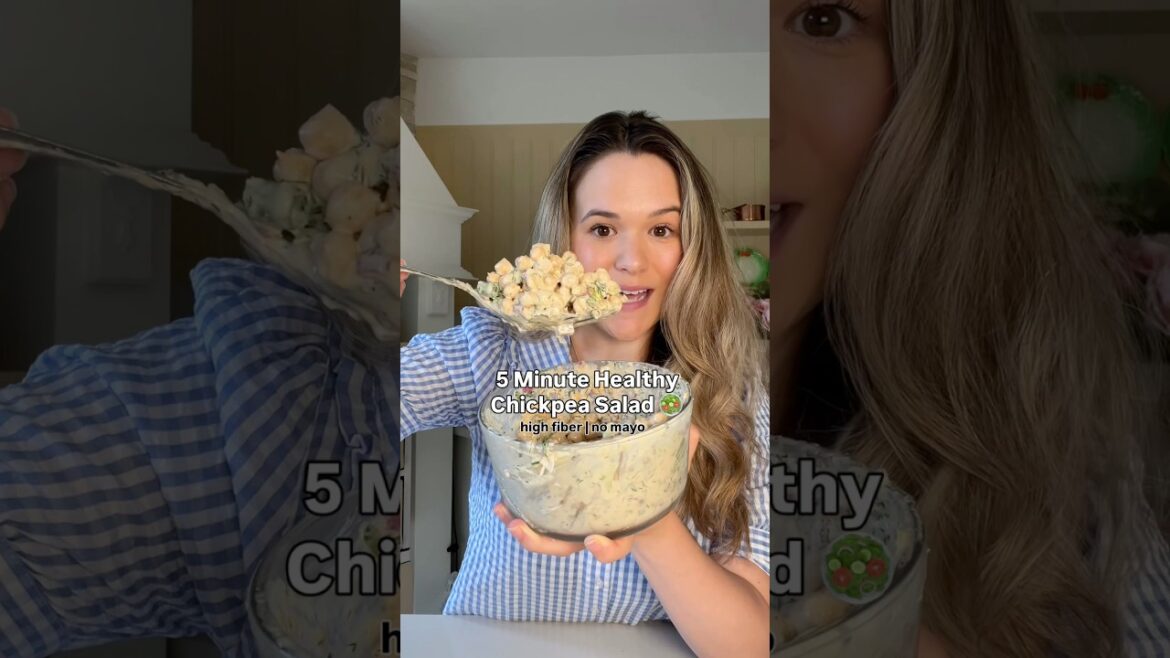 Healthy chickpea salad from my cookbook #recipe