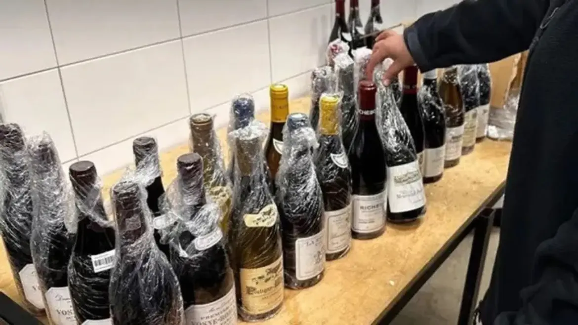 In Bukovyna, premium French wine contraband worth almost 1.6 million was discovered Photo