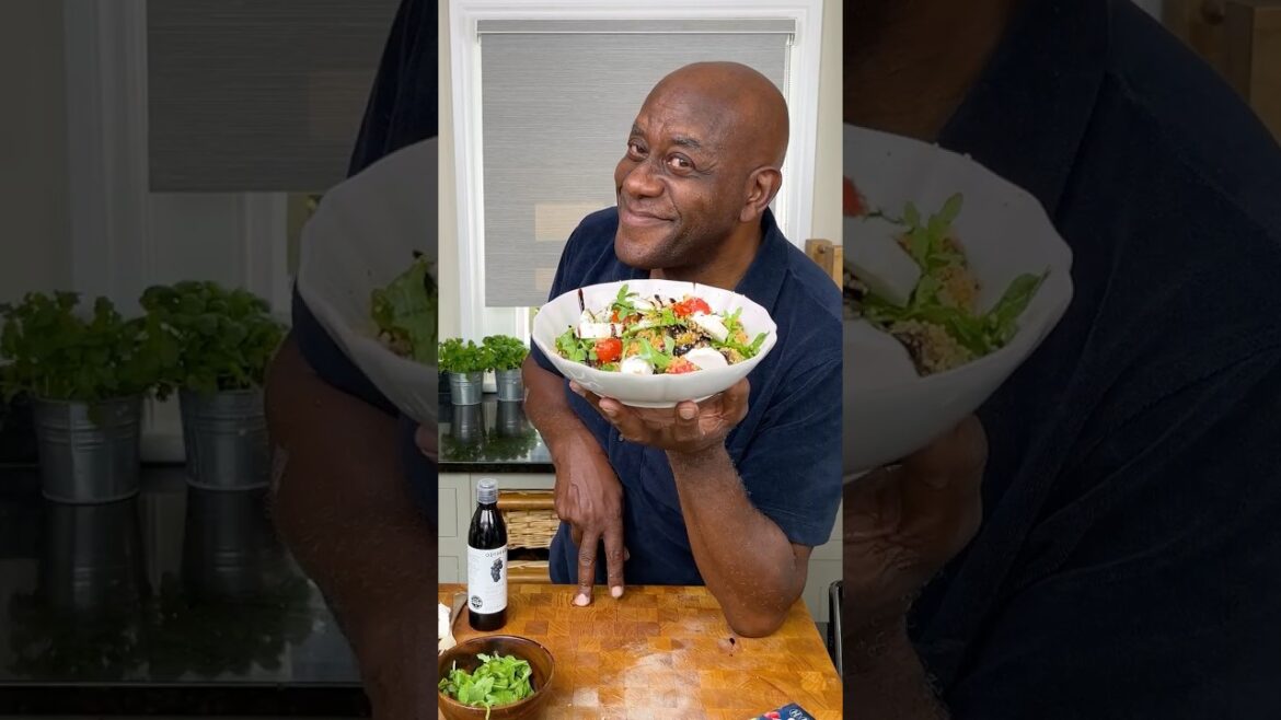 Warm Aubergine, Tomato & Couscous Salad with Feta  #ainsleycouscous #ainsleyharriott #easymeals