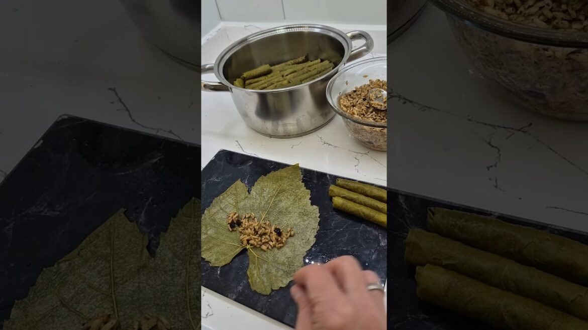 ZEYTİNYAĞILI YAPRAK SARMASI