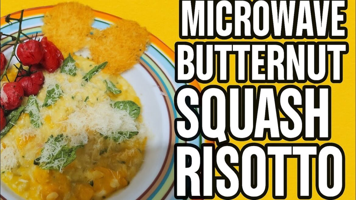 How to Make Butternut Squash Risotto in the Microwave | Crispy Sage Finish