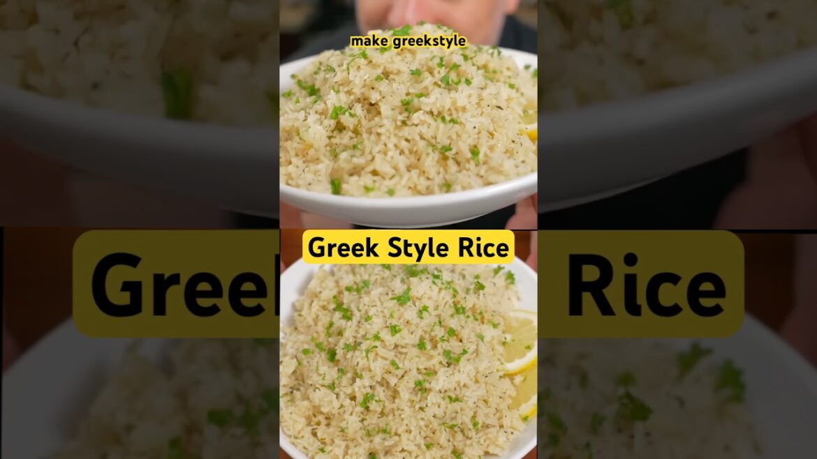 Greek Style Rice/ Greek Style Jasmine Rice/ #greekstyle #food Greek Style Rice/ Greek Style Jasmine Rice/ #greekstyle #food