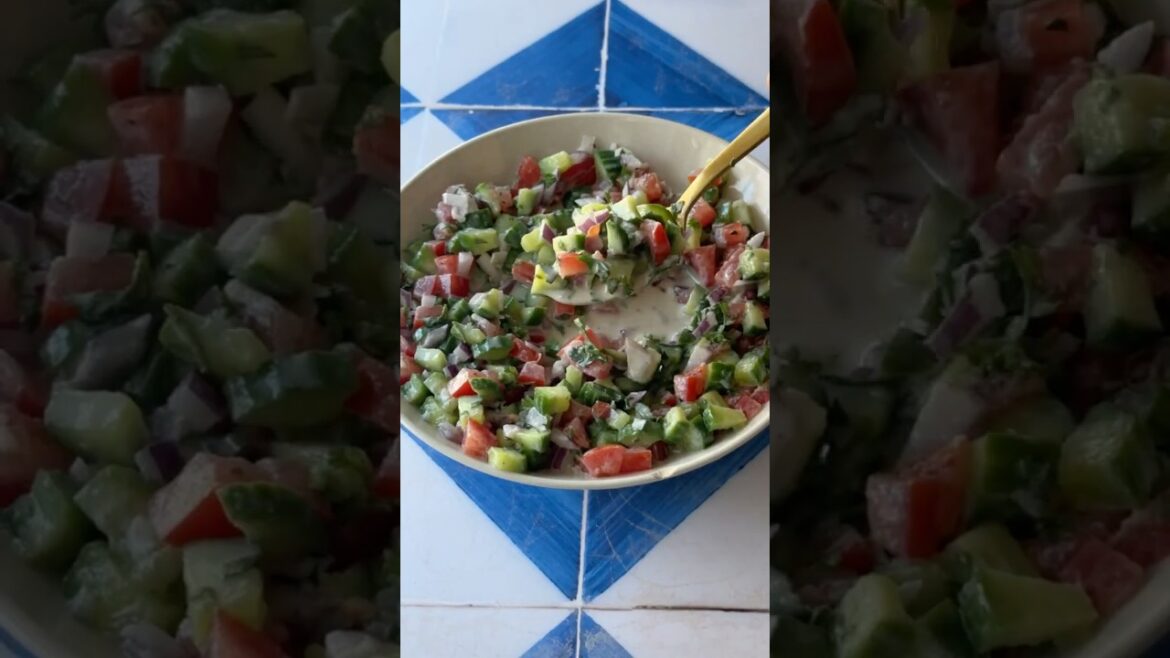 Middle Eastern Tahini Salad