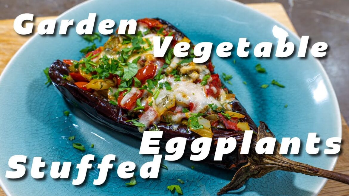 Turkish-Style Imam Bayildi: Oven-Baked Eggplants Stuffed with Veggies and Cheese. w/Subtitles Turkish-Style Imam Bayildi: Oven-Baked Eggplants Stuffed with Veggies and Cheese. w/Subtitles