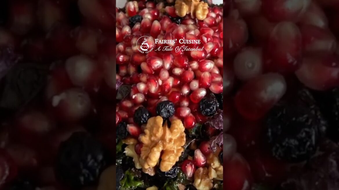 Kale salad (mediterranean style) #shortsfeed Kale salad (mediterranean style) #shortsfeed