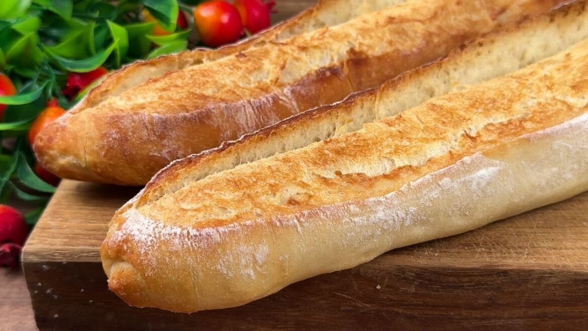 The Perfect New Recipe for French Baguettes! No Knead, Easy & Crispy