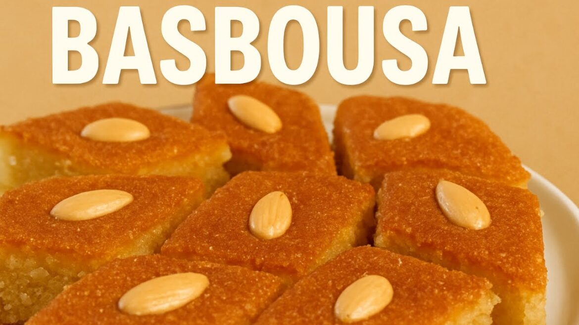 Easy Basbousa/Hareeseh Recipe