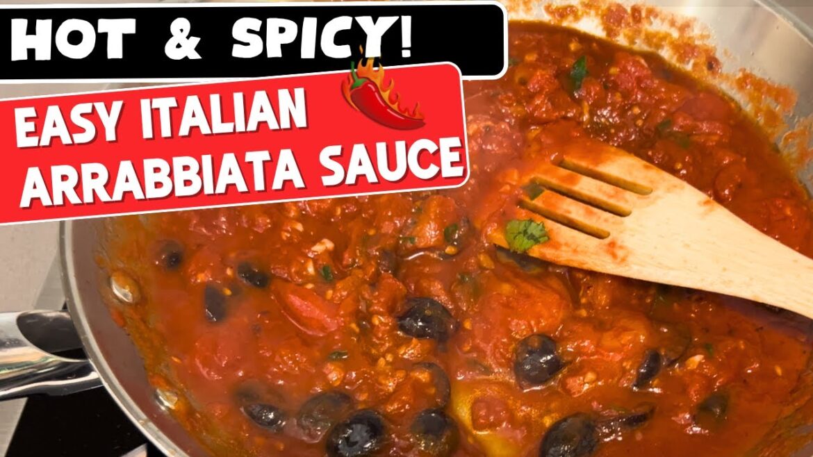 So Easy to Make Italian Arrabbiata Sauce! Ready in 30 minutes – Delicious Spicy Pasta Recipe So Easy to Make Italian Arrabbiata Sauce! Ready in 30 minutes - Delicious Spicy Pasta Recipe