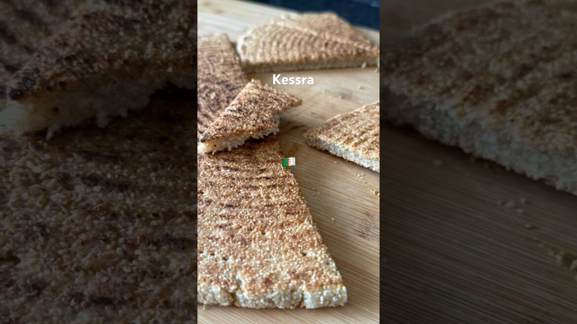جربي أو ماتخافيش الكسرة تاع الشعير  une galette à la semoule d’orge à tomber