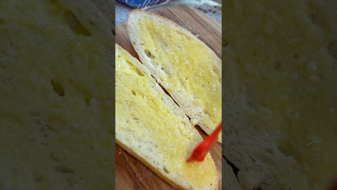 Cheesy Italian Garlic Bread #shorts #garlicbread