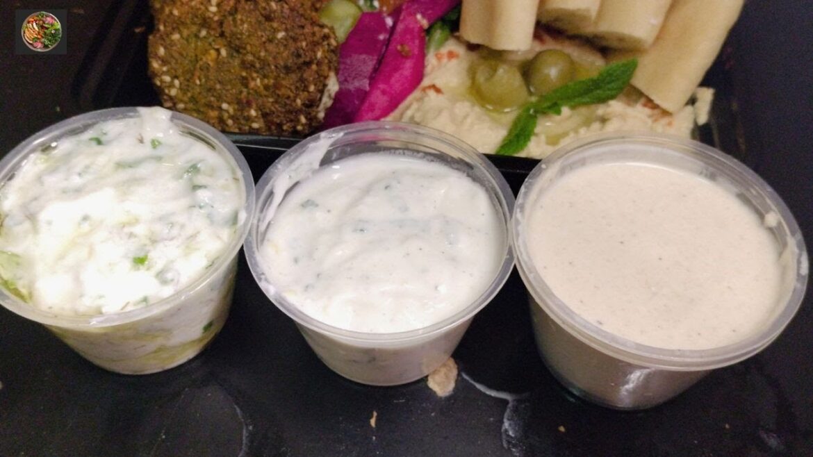 Secret Ingredient for Best Falafel Sauce! | 3 Falafel Sauces You Must Try! | 5 Minutes Sauce Recipe