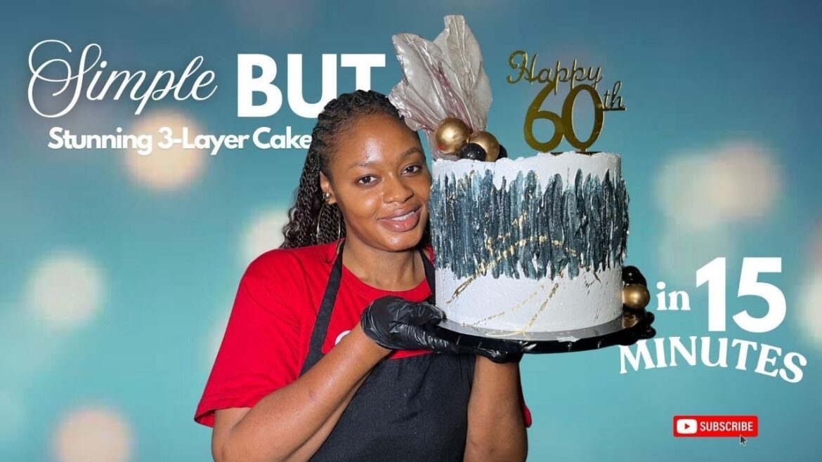 How I Decorated This Beautiful Whipped Cream Birthday cake