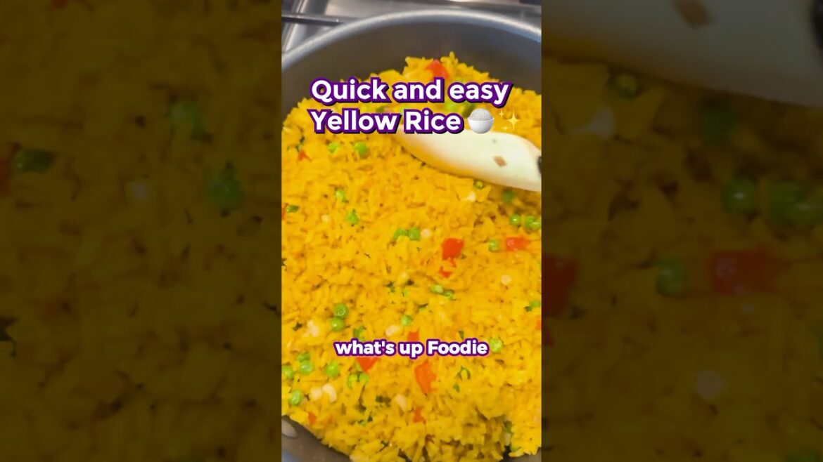Easy Homemade Yellow Rice Easy Homemade Yellow Rice