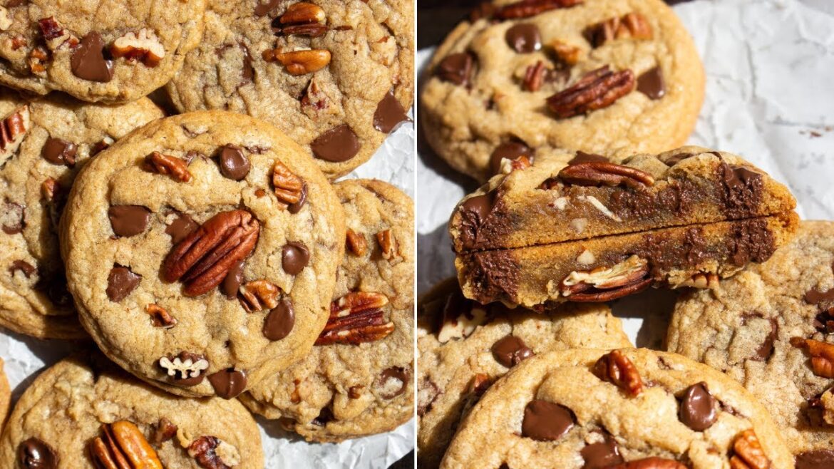 Butter Pecan Chocolate Chip Cookies | Taffey Bakery Butter Pecan Chocolate Chip Cookies | Taffey Bakery