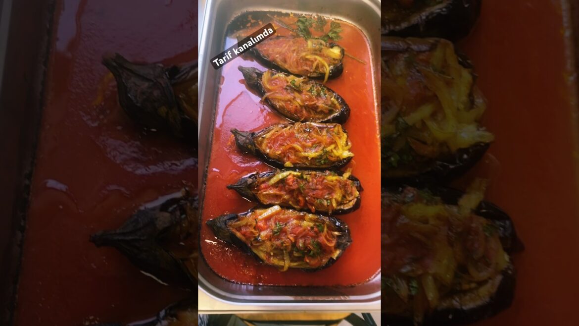 İmam bayıldı nasıl yapılır #keşfet #food #tarif #pratiktarifler #sebzeyemekleri