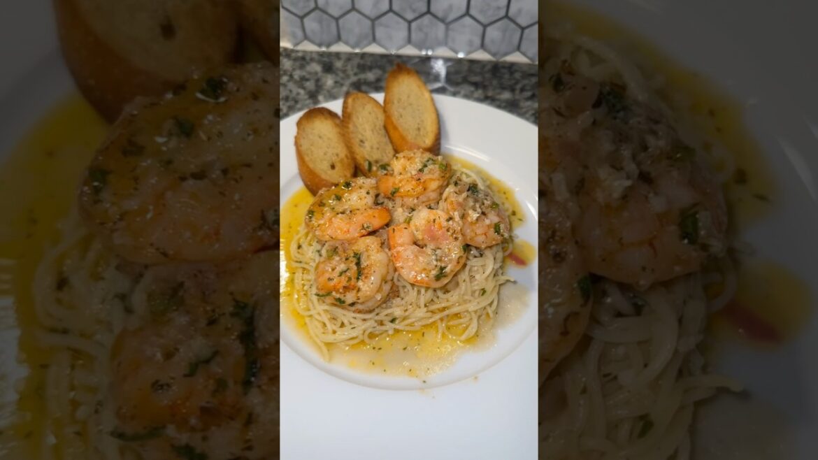 Shrimp Scampi #seafood #pasta #familyof3 #fyp Shrimp Scampi #seafood #pasta #familyof3 #fyp