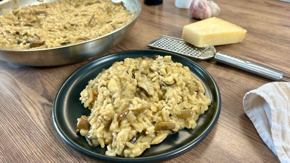 Creamy Mushroom Risotto – Authentic Italian Recipe Step by Step ...