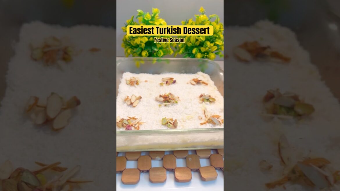 3 Ingredients Easiest Turkish Dessert,aap bhi banaiye #shorts #dessertlovers #festiveseason #turkish 3 Ingredients Easiest Turkish Dessert,aap bhi banaiye #shorts #dessertlovers #festiveseason #turkish
