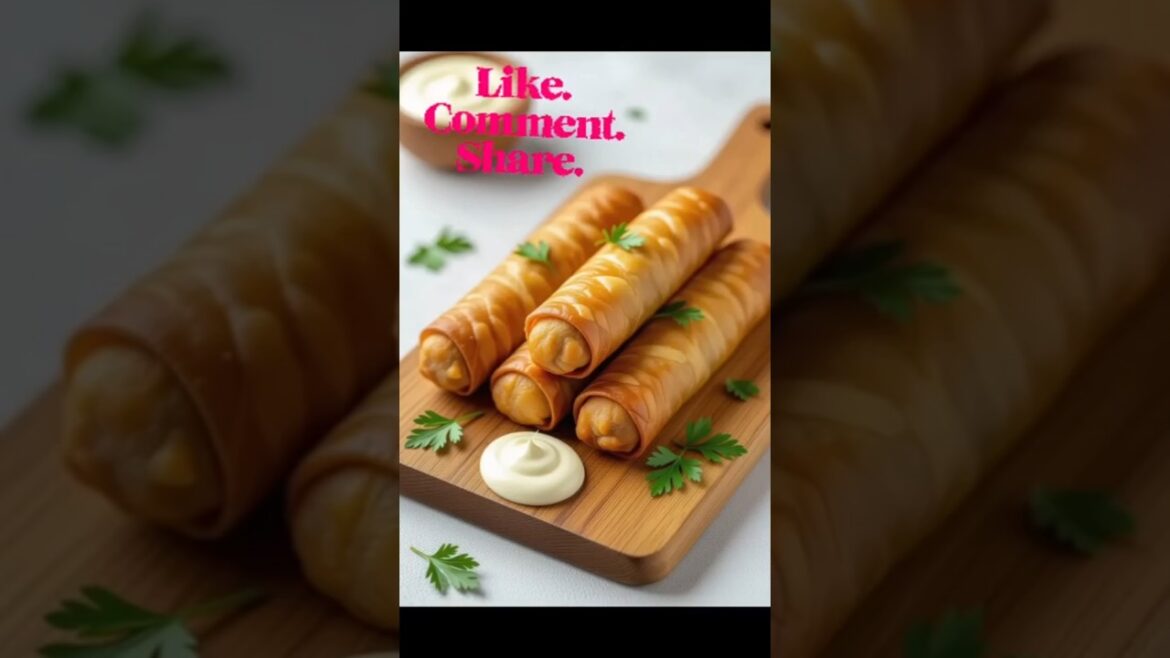 चिकन सिगार का स्वाद जो आपको दीवाना बना देगा - रेसिपी जानने के लिए क्लिक करें! /The #1 Party Snack