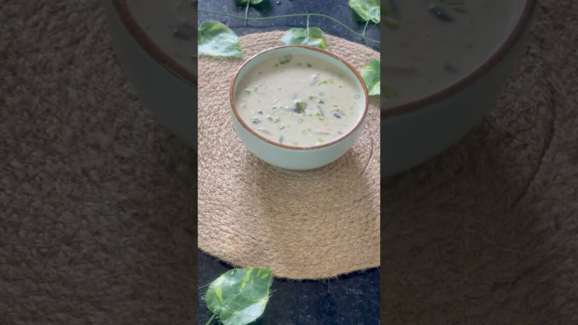 Creamy mushroom soup #creamy#mushroom#soup#yummy#tasty#italian#foodie#cookinglove#simplerecipe