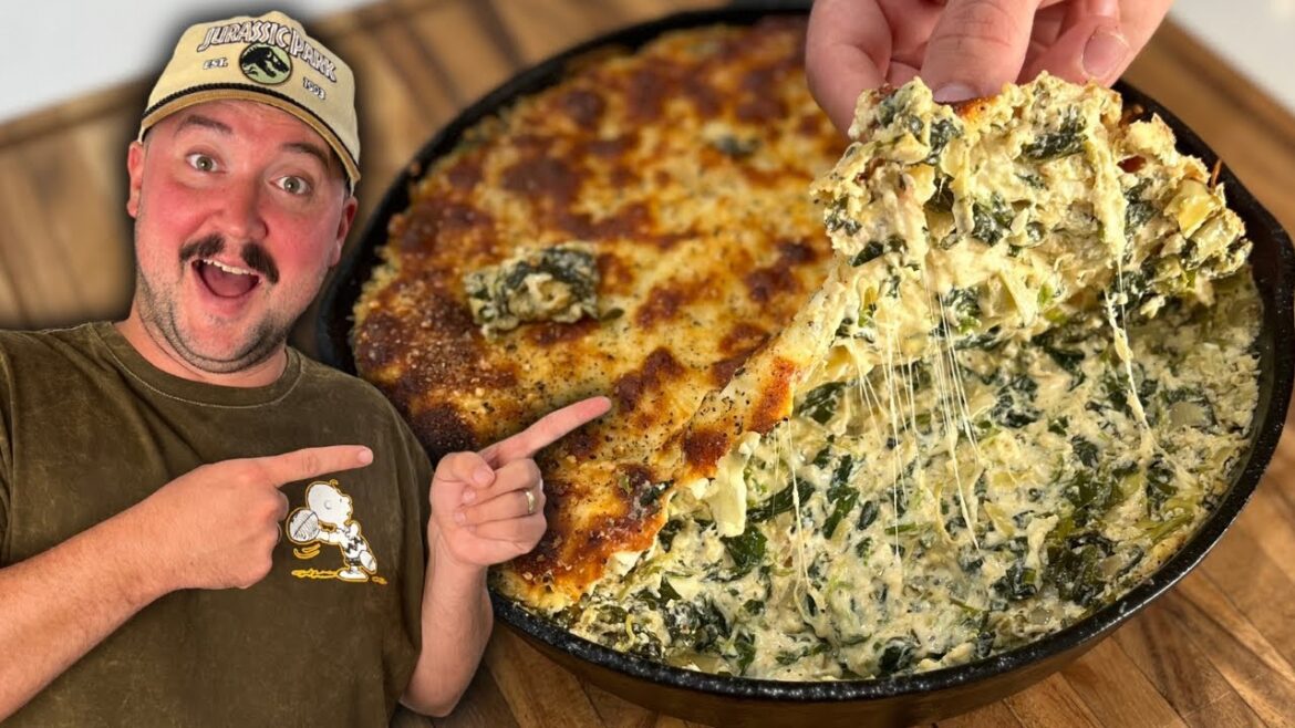 The BEST Spinach Artichoke Dip Recipe | EASY Spinach Dip Recipe