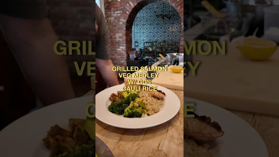 this is what i made as a personal chef in beverly hills. salmon. ginger garlic scallion sauce this is what i made as a personal chef in beverly hills. salmon. ginger garlic scallion sauce