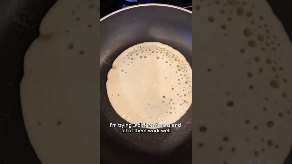 Moroccan pancakes, baghrir cooked in 3 different pans.