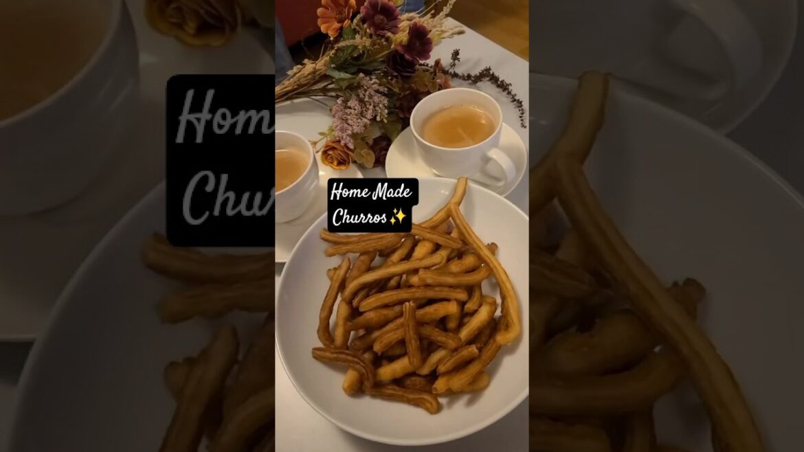 Churros Recipe | Crispy Outside, Soft Inside #churros #recipe #cooking #dessert #delicious