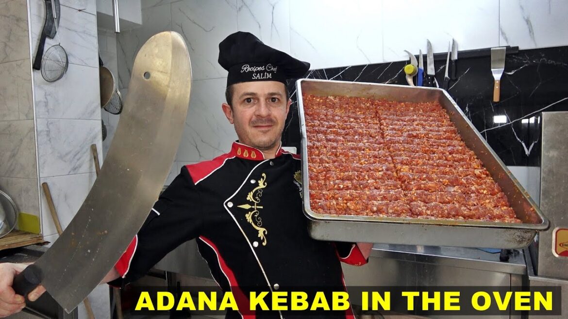 Authentic Adana Kebab in the Oven Recipe Chef Salim Recipes