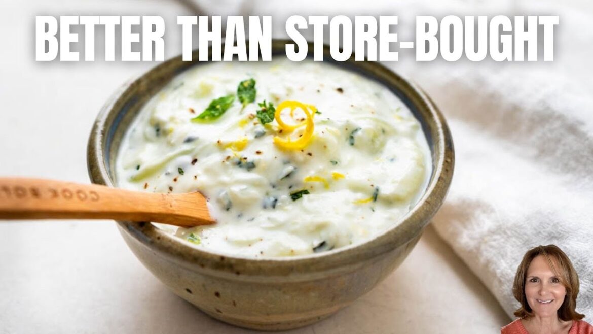 Easy Tzatziki Recipe | Authentic Greek Tzatziki Dip