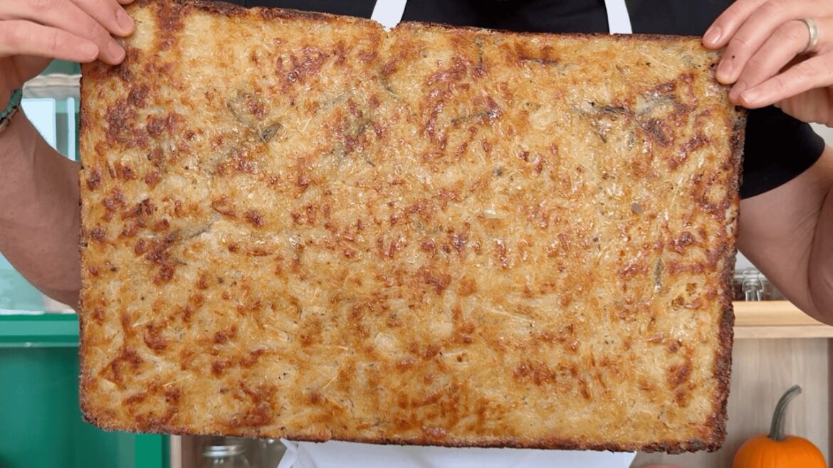 8 Million Views! Italian Onion Flatbread | Viral Crispy Schiacciata Recipe