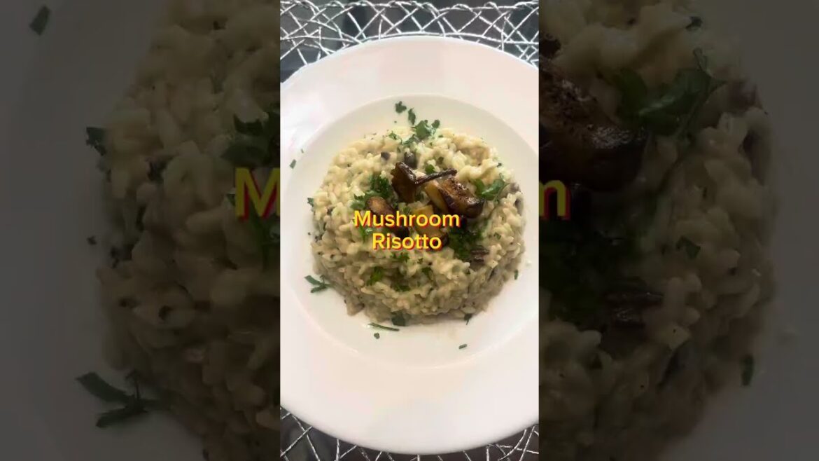 Mushroom risotto