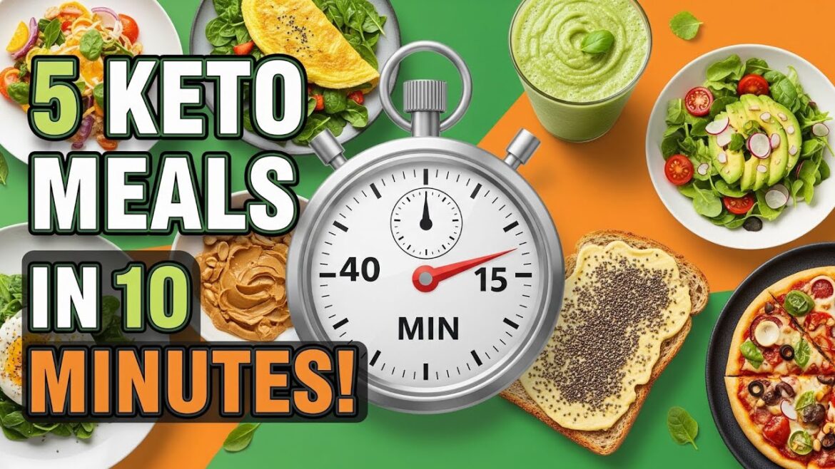 5 Keto Meals in 10 Minutes / Quick & Easy / Low Carb Recipes