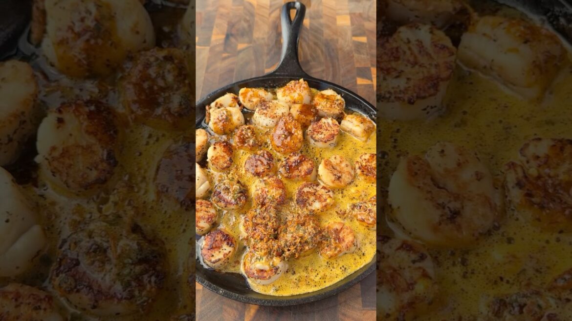 Cowboy butter scallops