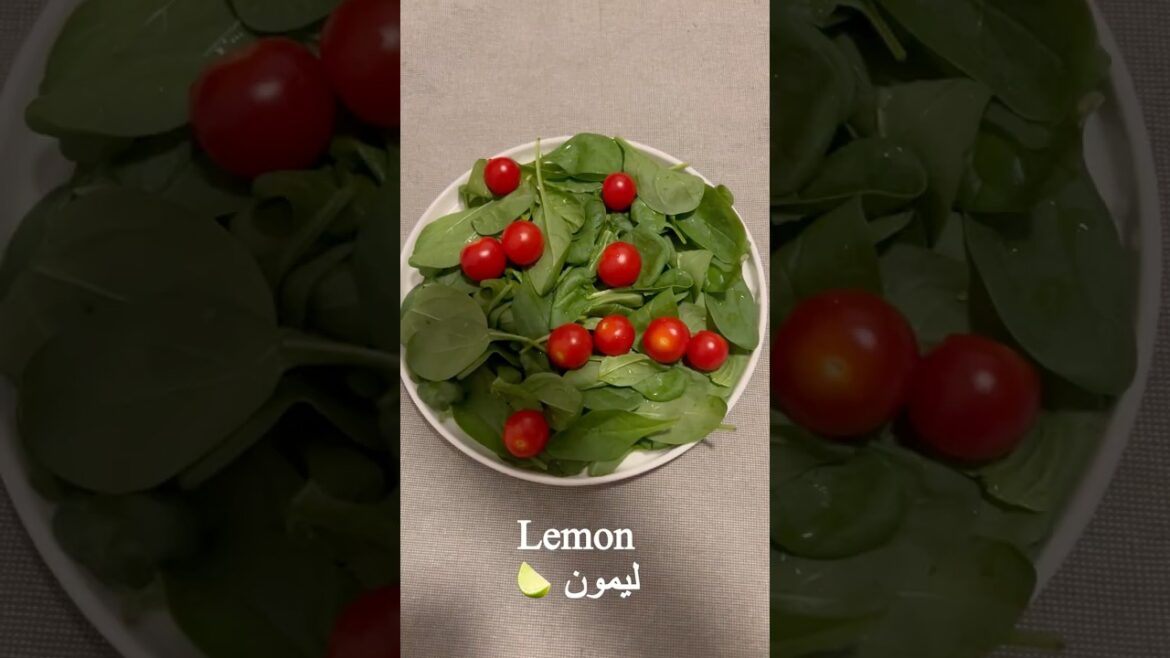 Easy spinach Salad | سلطة سبانخ سهلة