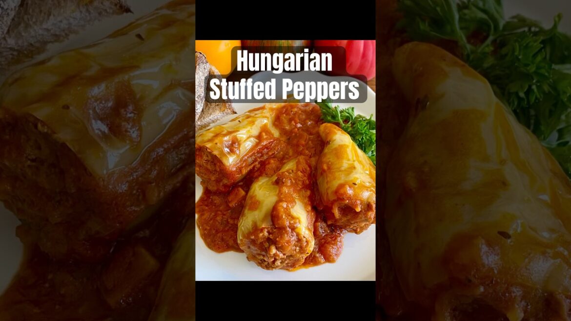 Traditional Hungarian Stuffed Peppers Recipe | Authentic Recipe Step by Step