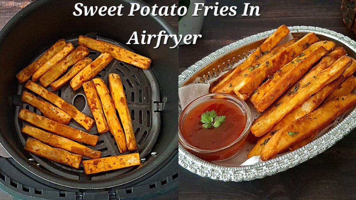 Sweet Potato Fries In Air Fryer | How To Make Sweet Potato Fry In Air Fryer | Sweet Potato Recipe Sweet Potato Fries In Air Fryer | How To Make Sweet Potato Fry In Air Fryer | Sweet Potato Recipe