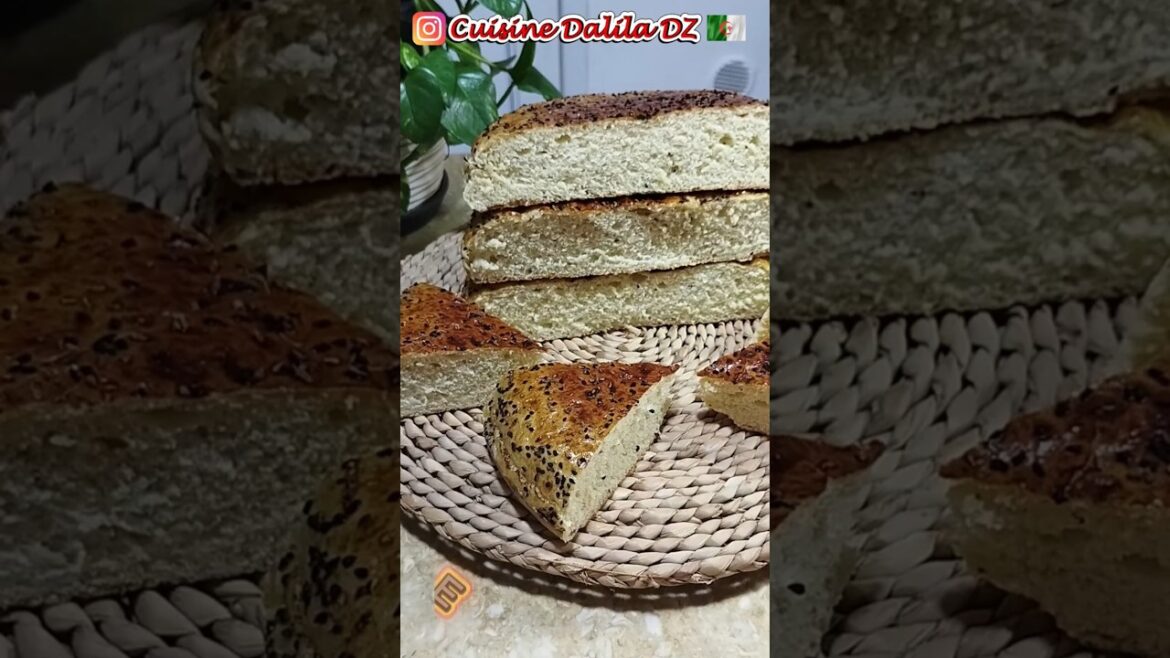 خبز الدار بالسميد و الفرينة خفيف ريشة بمقادير مضبوطة #خبز_الدار #اكسبلور