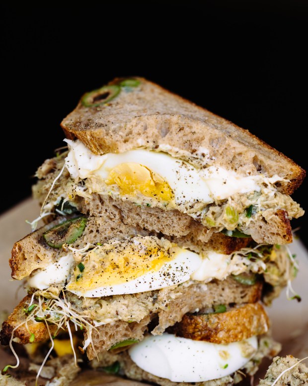 Egg salad sandwich from Troubadour in Healdsburg. (Emma K Creative)