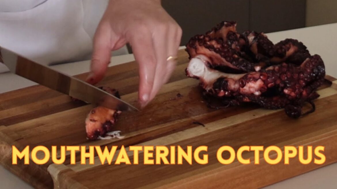 Tender & Juicy Garlic Octopus Recipe | Mediterranean Style