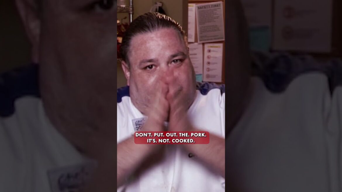 Don't. Put. Out. The. Pork. It's. Not. Cooked. #hellskitchen #gordonramsay
