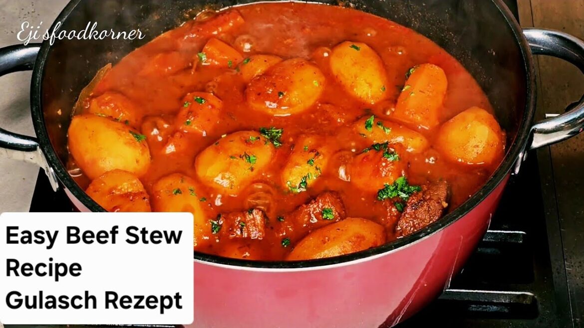 BEEF STEW RECIPE/HOW TO MAKE COZY BEEF STEW /GULASCH REZEPT #beefstew #gulasch #cookwithme BEEF STEW RECIPE/HOW TO MAKE COZY BEEF STEW /GULASCH REZEPT #beefstew #gulasch #cookwithme