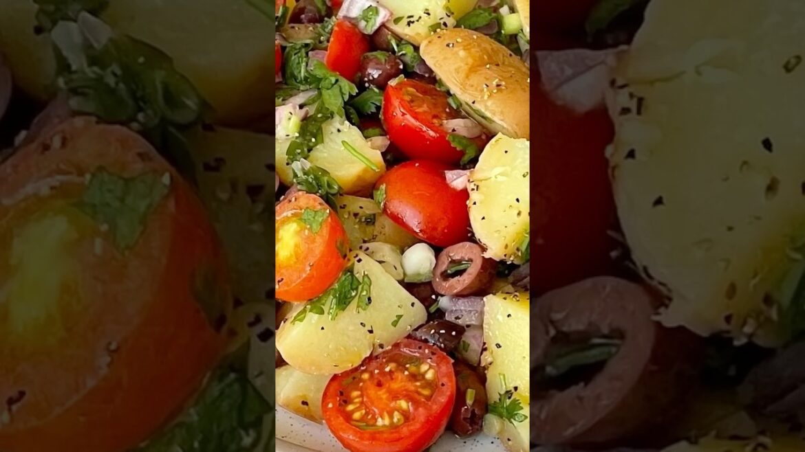 How to Make Mediterranean Potato Salad#shirts