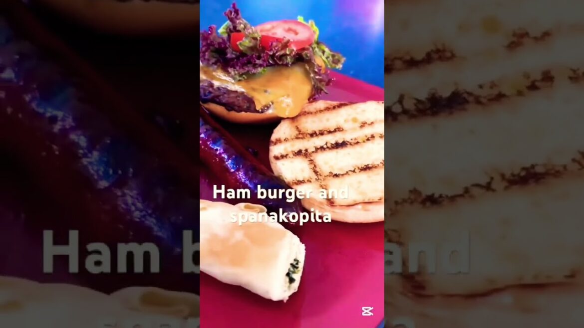 SPANAKOPITA| HAMBURGER LUNCH #shorts #food #foodjourney SPANAKOPITA| HAMBURGER LUNCH #shorts #food #foodjourney