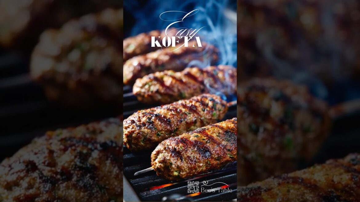Moroccan Kofta Skewers (Thermomix, Air Fryer or BBQ)