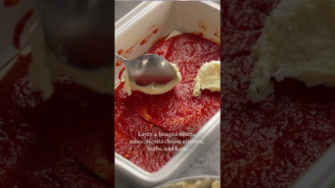 Lasagna alla Sorrentina Recipe | SKS Appliances